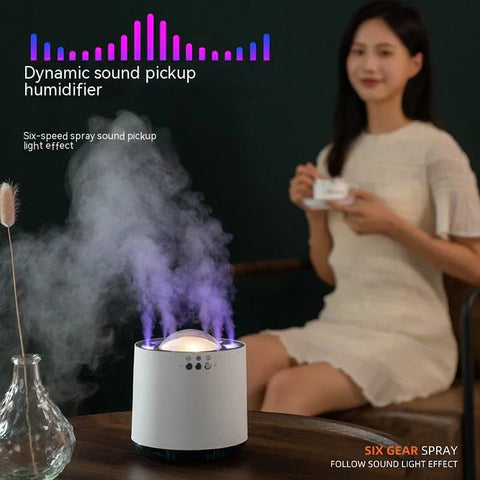 Desktop Heavy Fog Humidifier Office Home Porous Home Decor